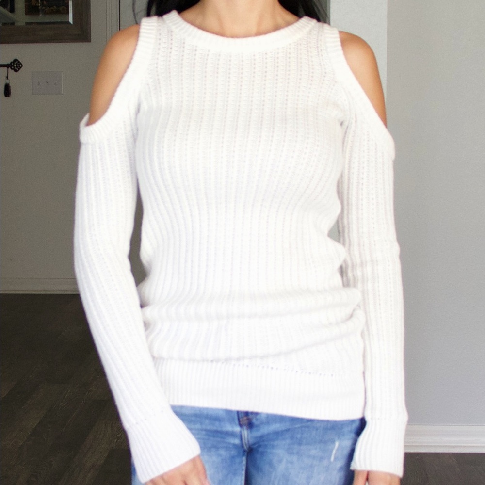 Michael Kors cold shoulder sweater